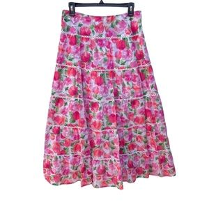 Jones New York Signature Floral Maxi Skirt